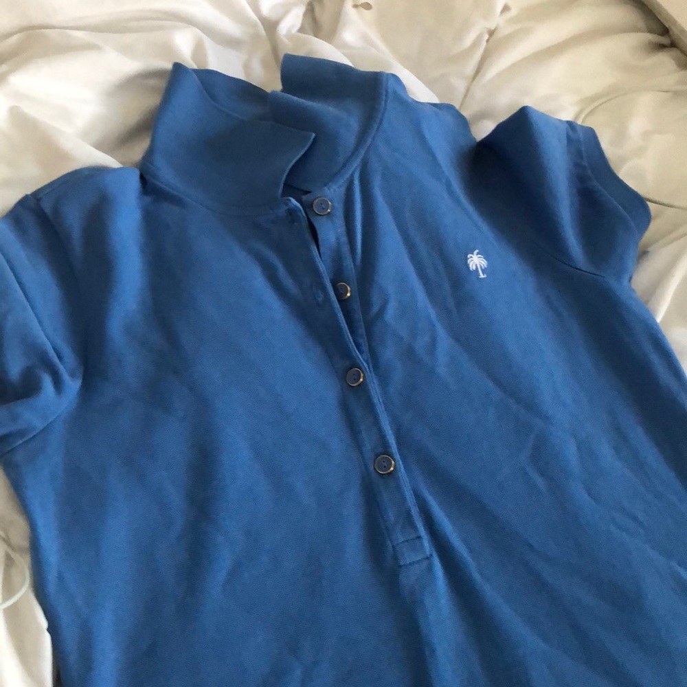 Lilly Pulitzer Medium blue polo shirt